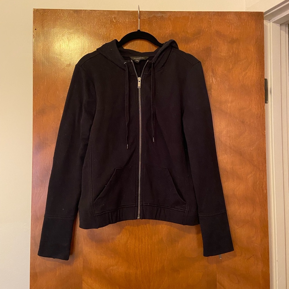 Black zip up jacket